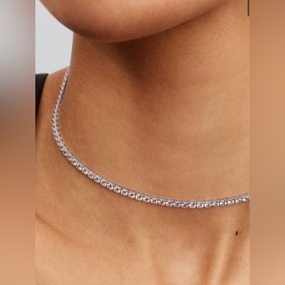 Pandora Jewelry - New- Pandora Sterling Silver Tennis Choker Necklace